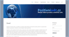 Desktop Screenshot of pozitivnisvet.cz